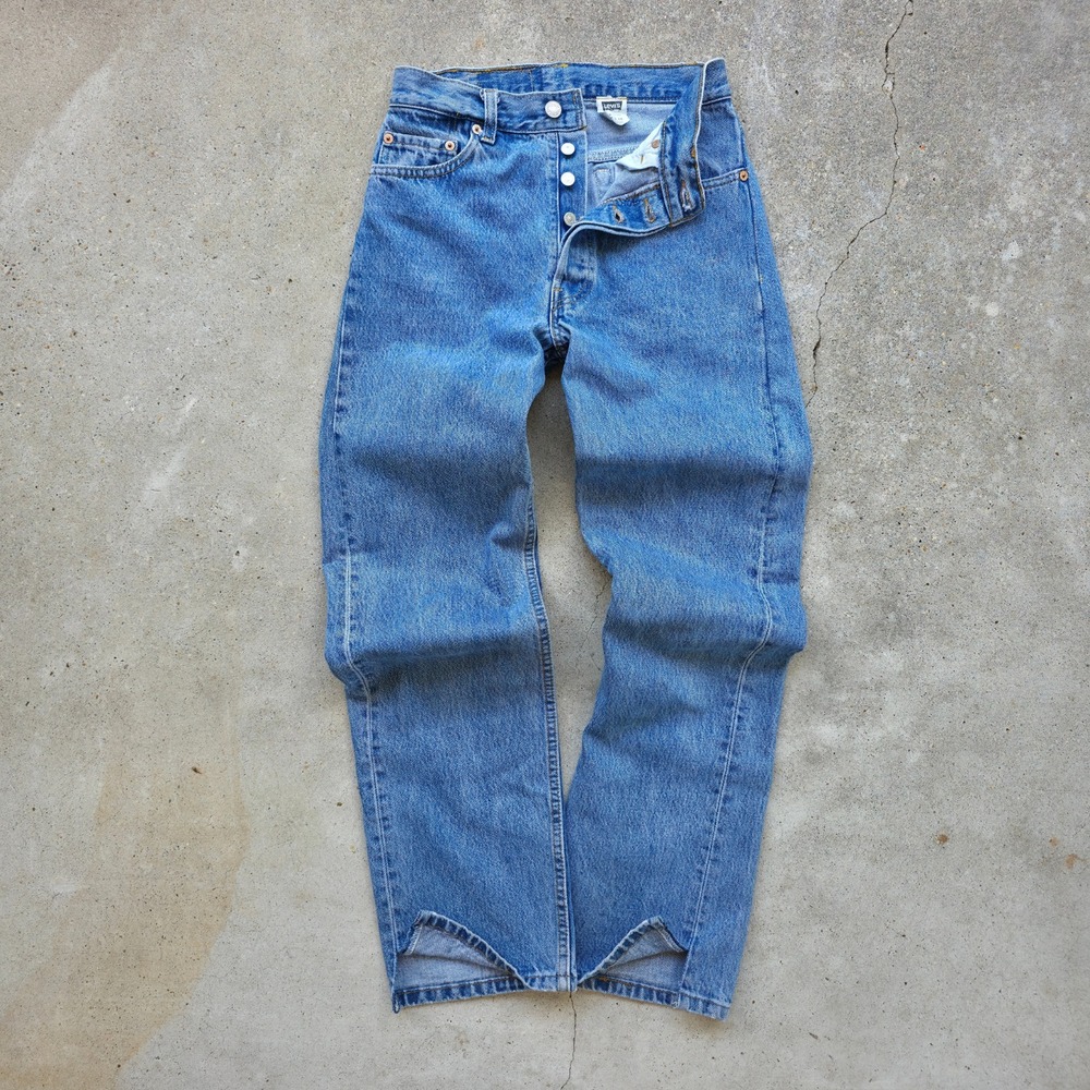 Levi's Men's Straight Jeans in Light Blue Denim